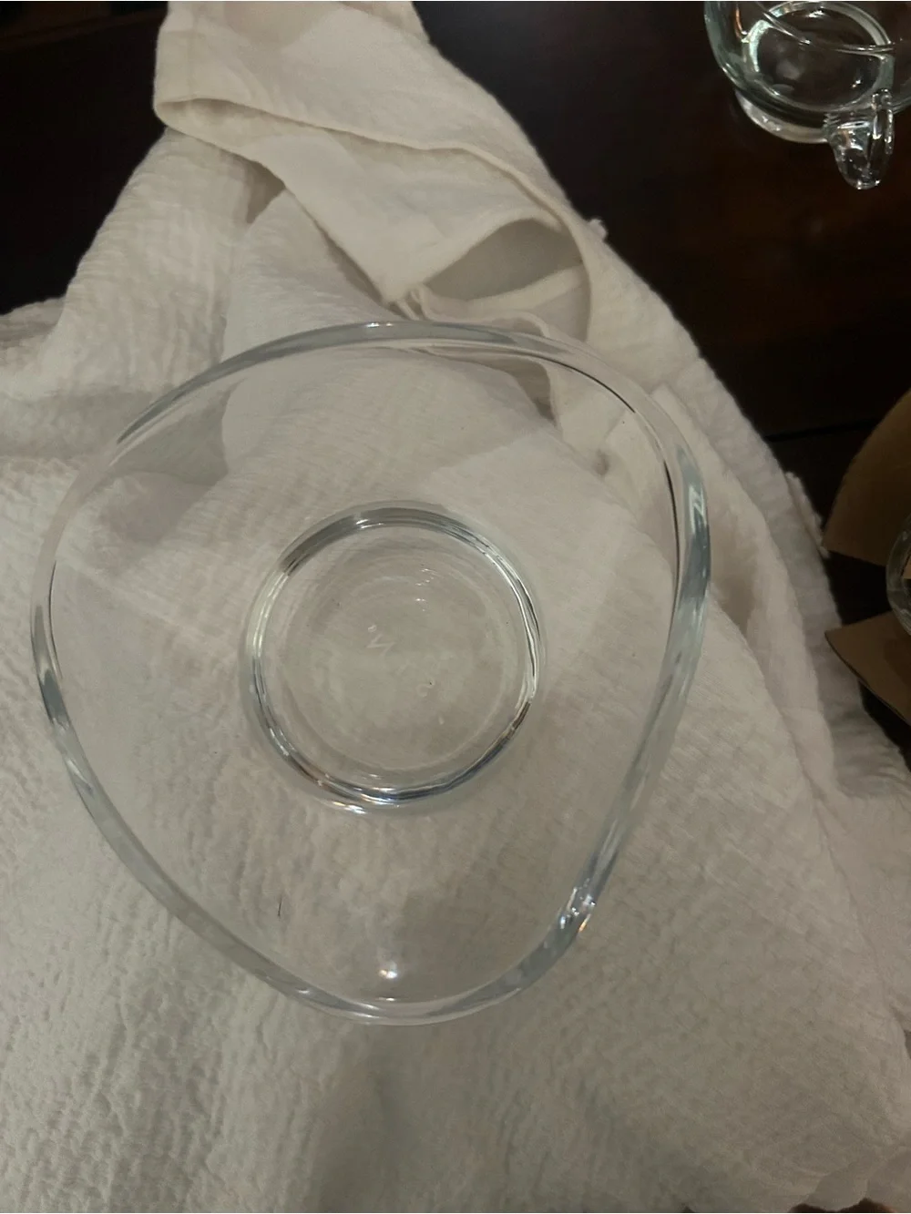 SIN White Urchin Glass Decorative Bowls - Set of 3